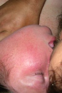 plump lady enjoys slurping and tugging firm