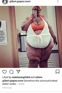 Hoodyman SSBBW 371 . Addicted to gigantic pigs  . nymphs string up to f