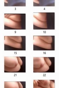 bare massive doll vigorously licking and massaging her puffies