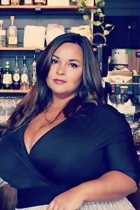 Casual huge boobs